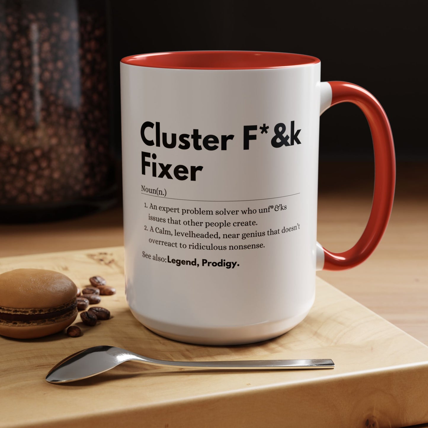 Cluster F*&k Fixer - Accent Coffee Mug (11, 15oz)