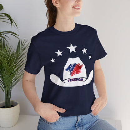 AMERICAN FREEDOM - Unisex Jersey Short Sleeve Tee