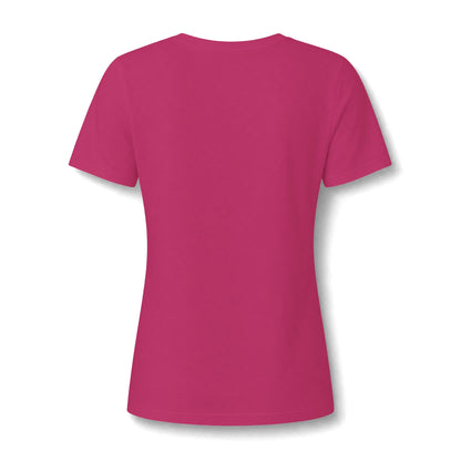BLOW ME - Women's Relaxed Heather CVC V-Neck Tee