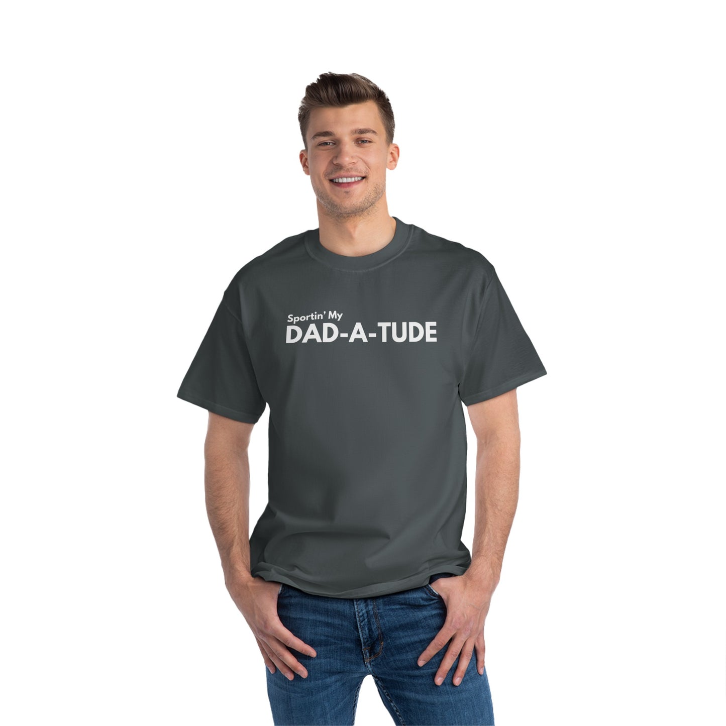 DAD-A-TUDE - Beefy-T®  Short-Sleeve T-Shirt