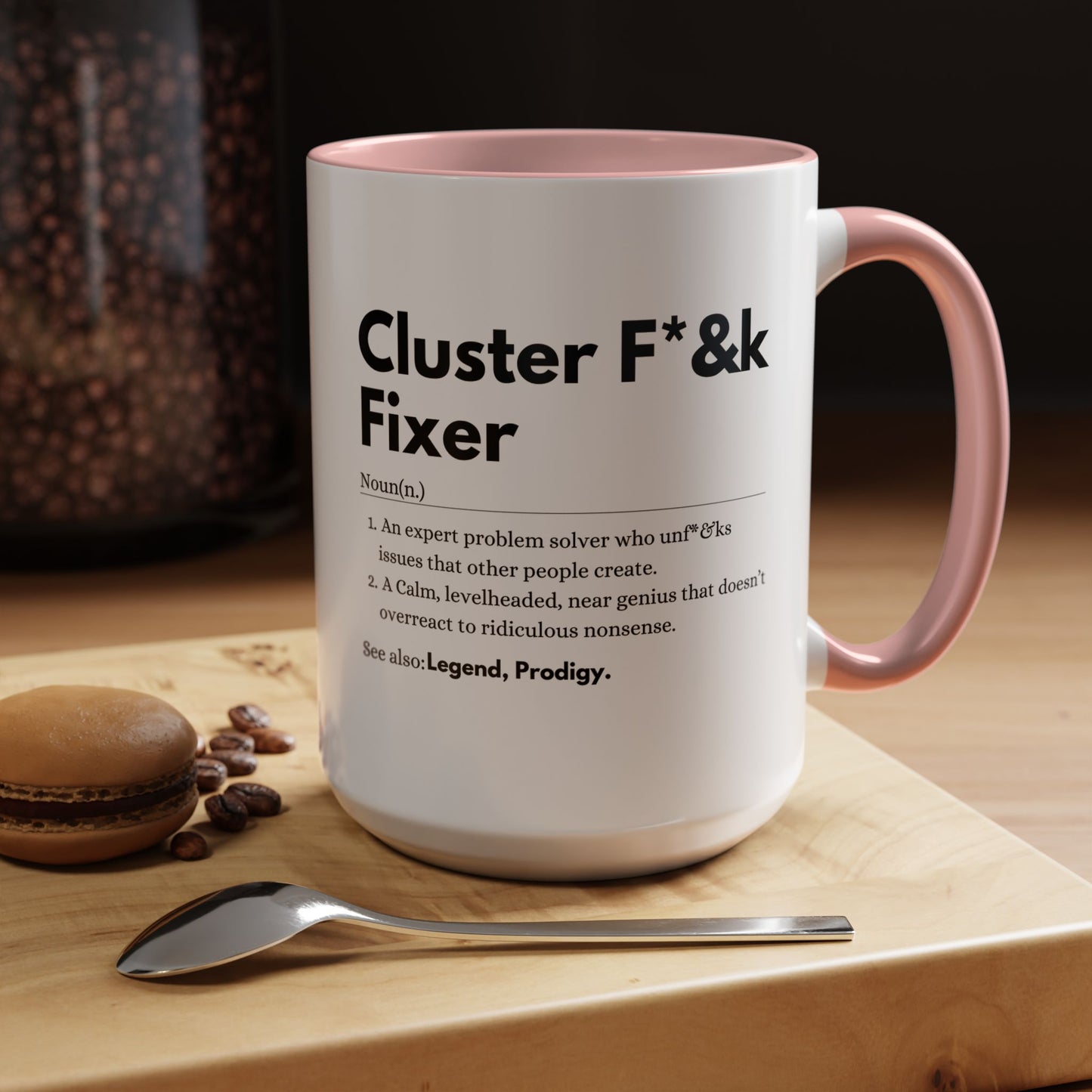 Cluster F*&k Fixer - Accent Coffee Mug (11, 15oz)