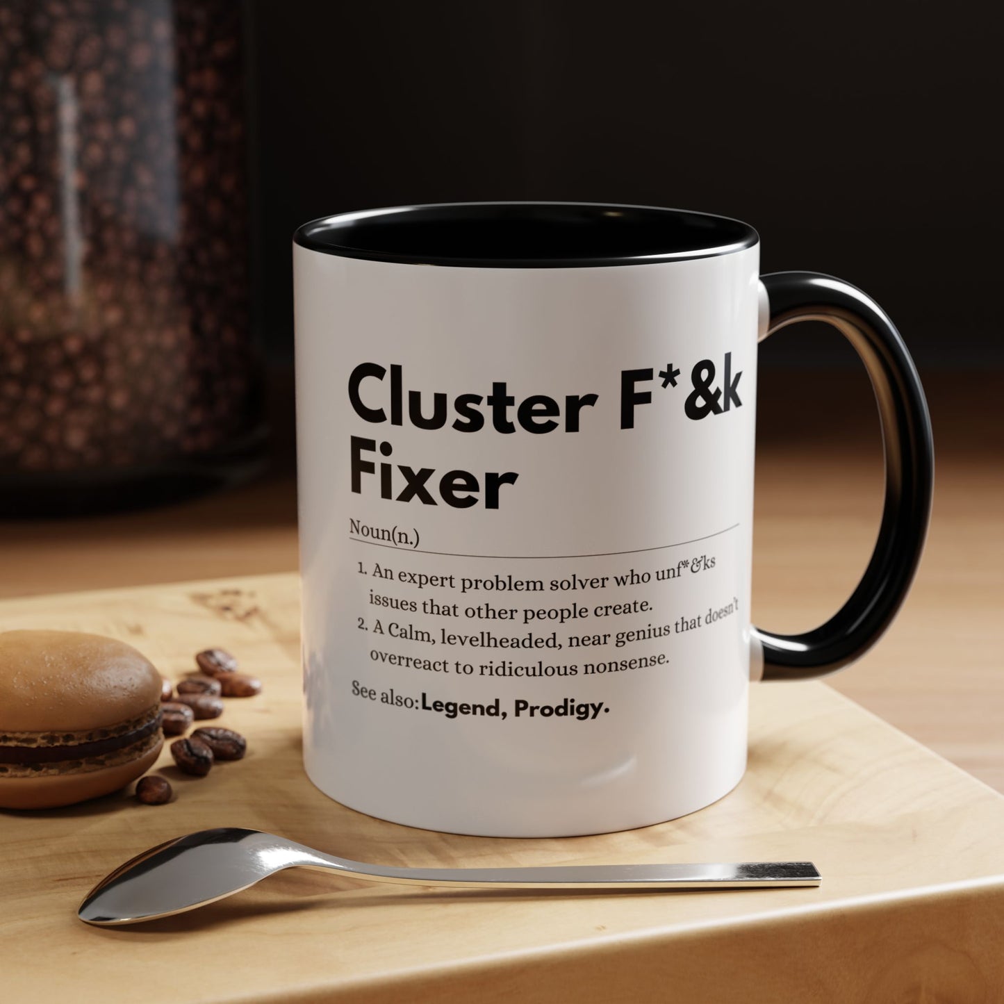 Cluster F*&k Fixer - Accent Coffee Mug (11, 15oz)