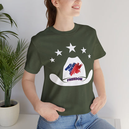 AMERICAN FREEDOM - Unisex Jersey Short Sleeve Tee