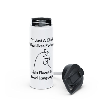 I'm Just A Chick - Stainless Steel Water Bottle