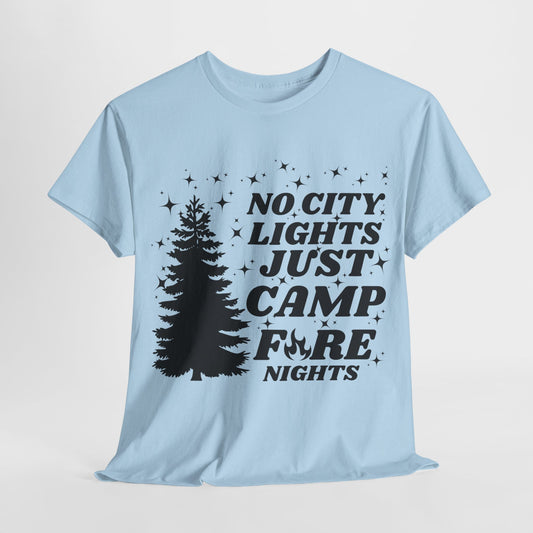 CAMP FIRE NIGHTS - Unisex Heavy Cotton Tee