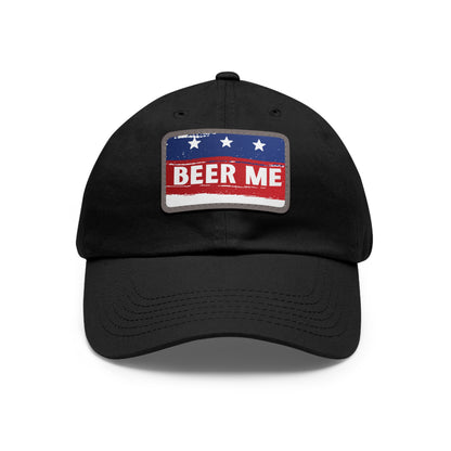 BEER ME American Flag Patch Hat