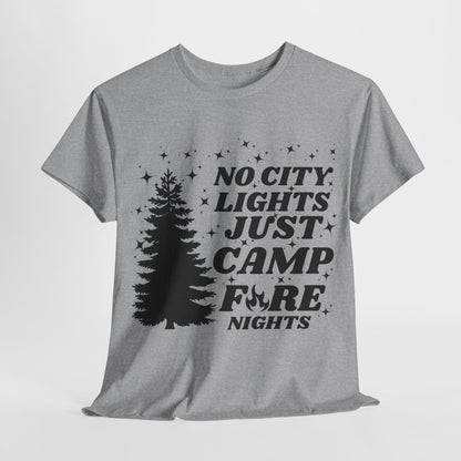 CAMP FIRE NIGHTS - Unisex Heavy Cotton Tee