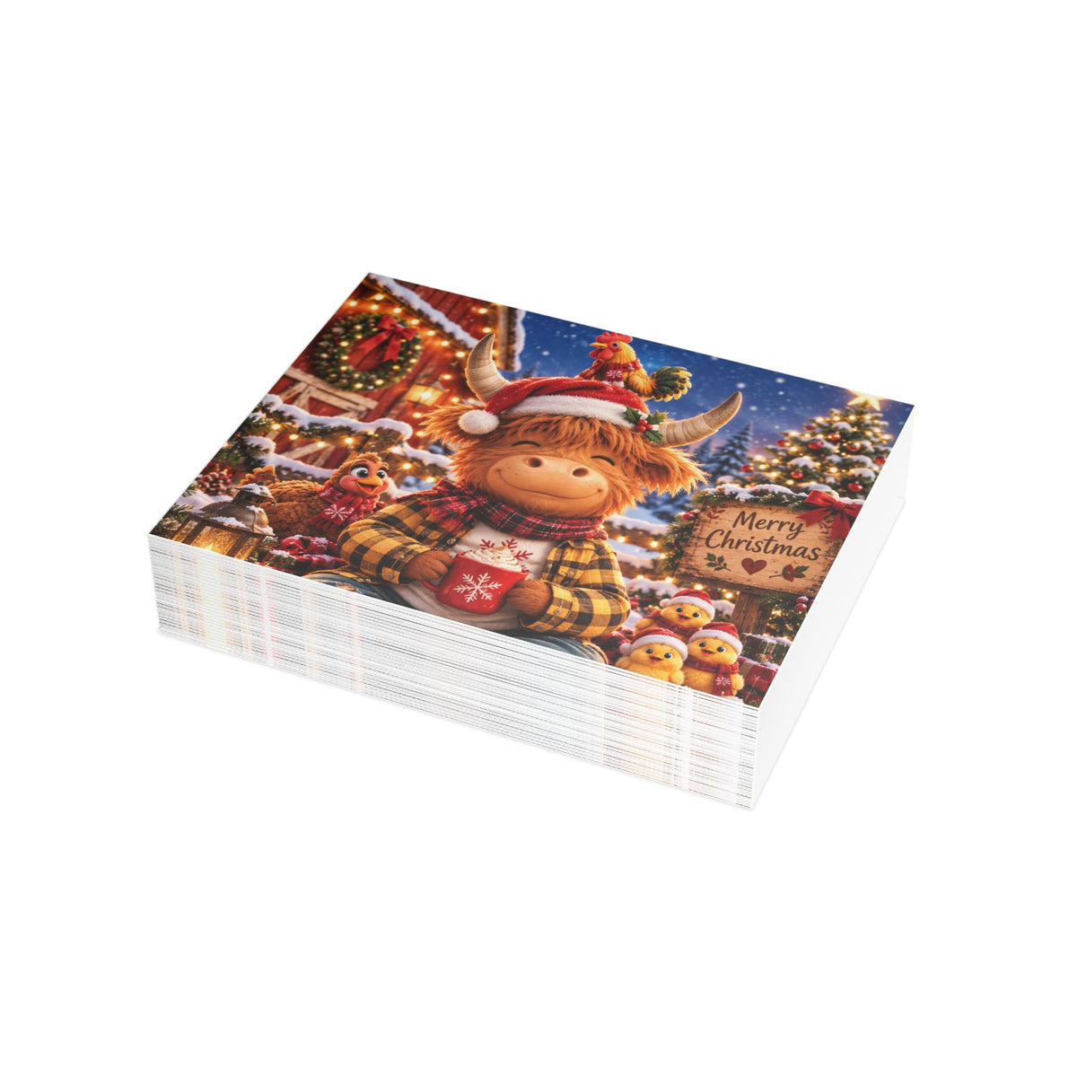 Zen's Christmas Card Bundles (envelopes included)