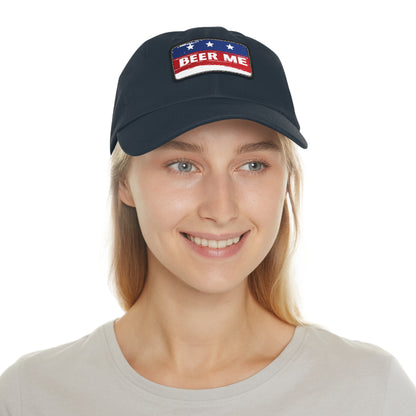 BEER ME American Flag Patch Hat