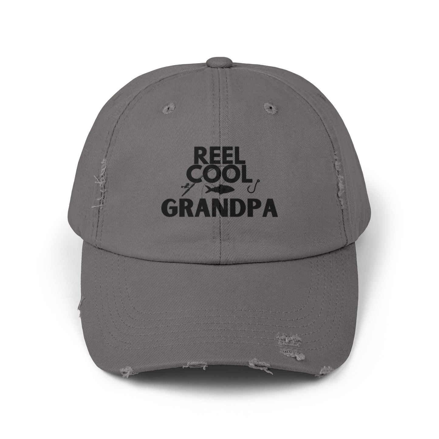 REEL COOL GRANDPA - Distressed Cap