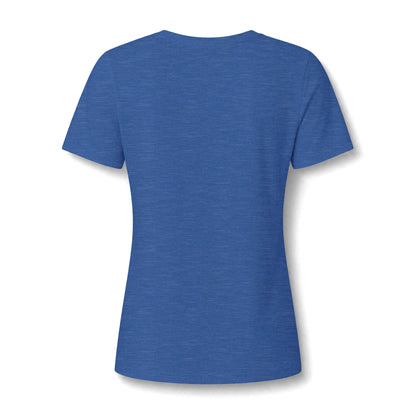BLOW ME - Women's Relaxed Heather CVC V-Neck Tee