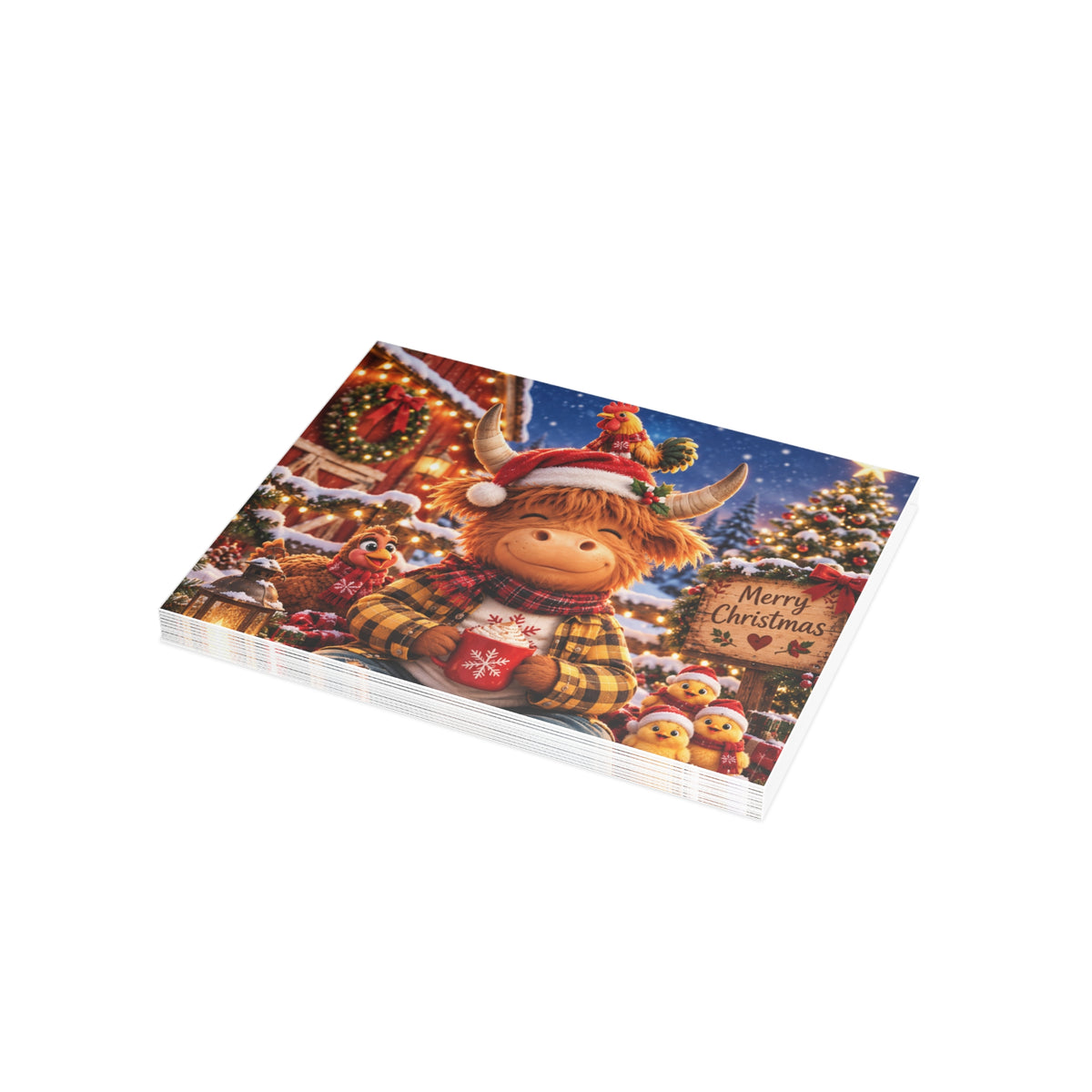 Zen's Christmas Card Bundles (envelopes included)