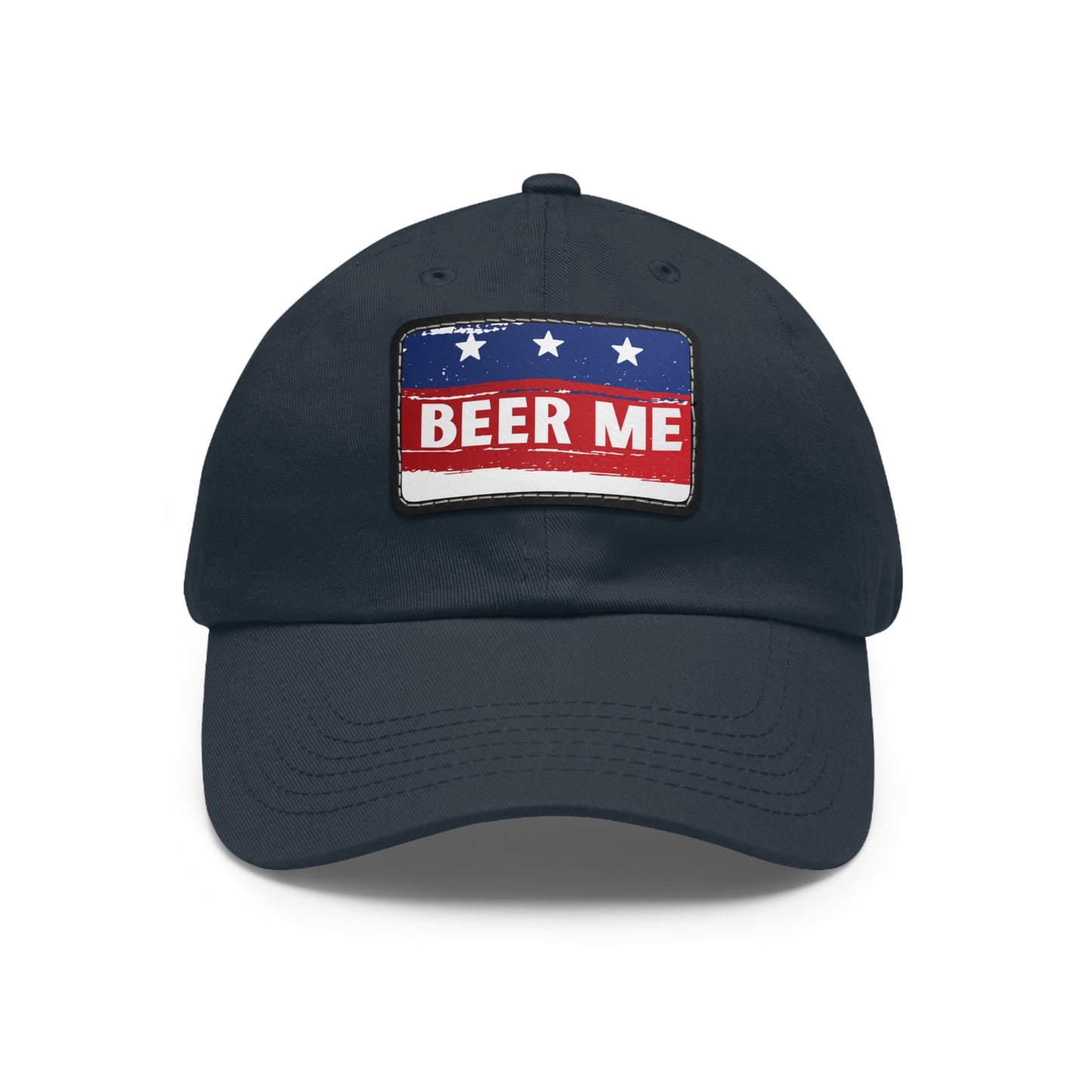 BEER ME American Flag Patch Hat