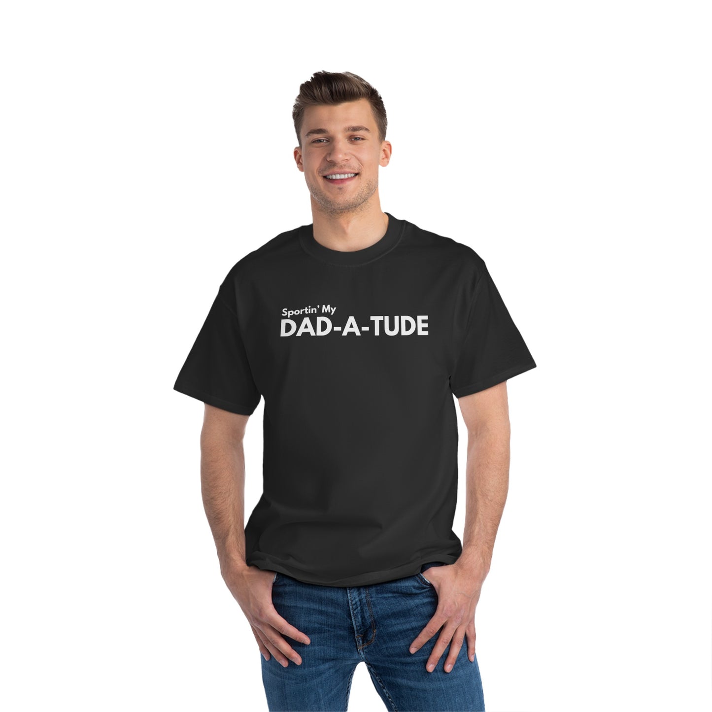 DAD-A-TUDE - Beefy-T®  Short-Sleeve T-Shirt