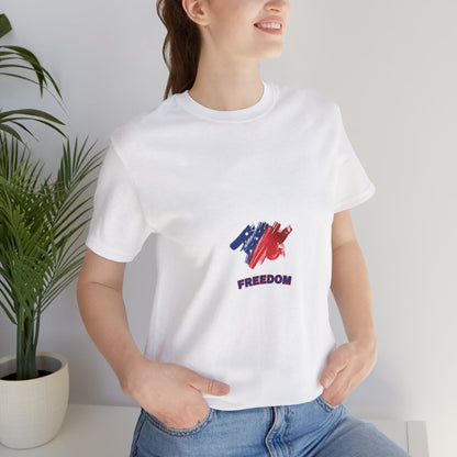 AMERICAN FREEDOM - Unisex Jersey Short Sleeve Tee