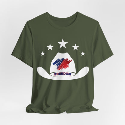 AMERICAN FREEDOM - Unisex Jersey Short Sleeve Tee