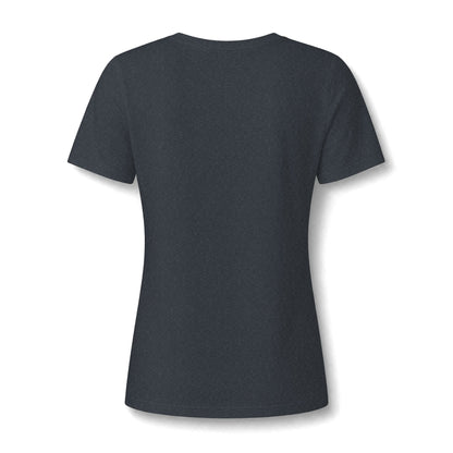 BLOW ME - Women's Relaxed Heather CVC V-Neck Tee