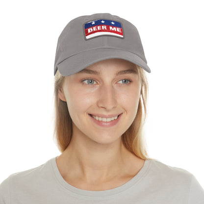 BEER ME American Flag Patch Hat