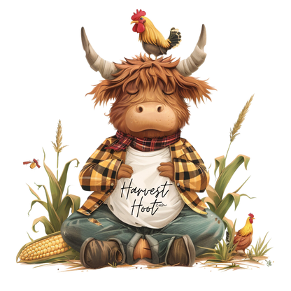 Zen Highland Cow - Classic Kids Crewneck T-shirt