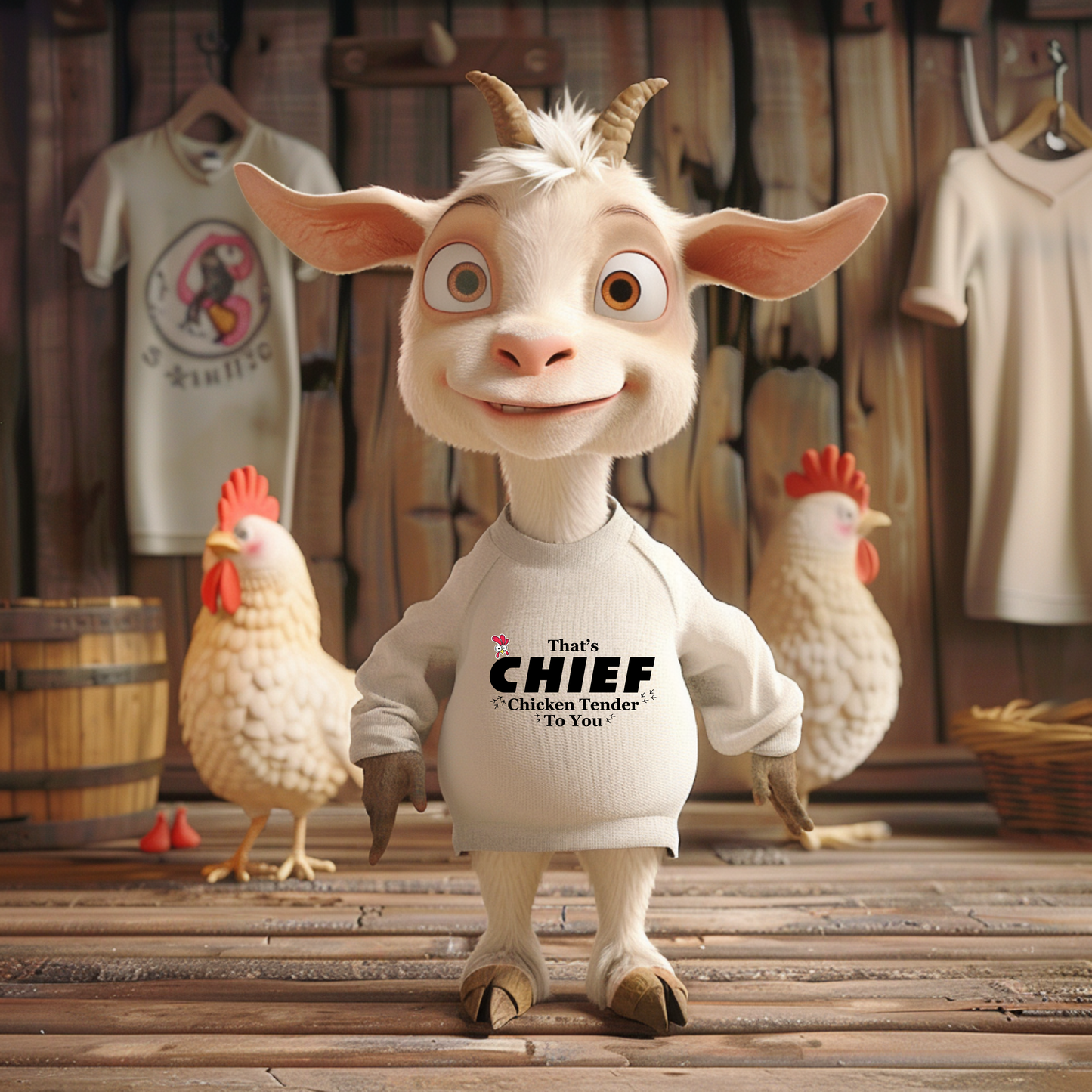 "That's CHIEF Chicken Tender To You" - Premium Unisex Longsleeve T-shirt