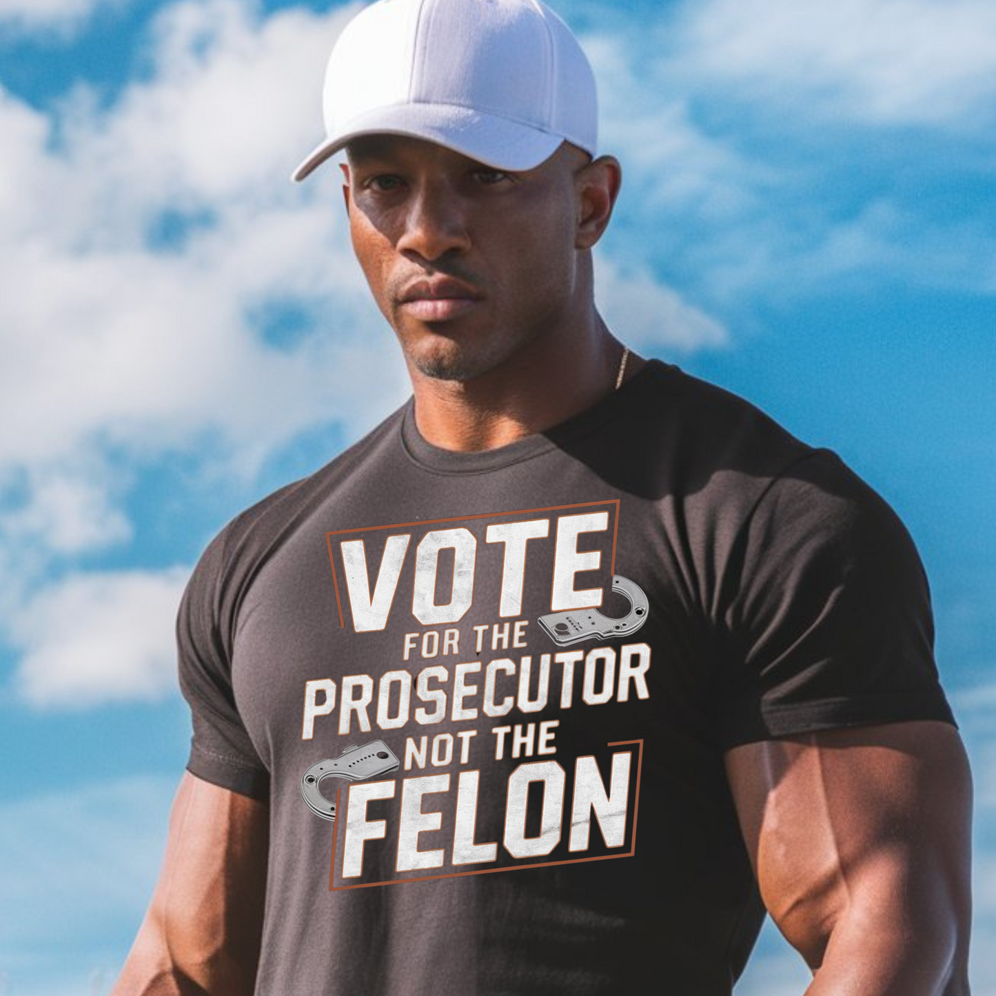 VOTE For The Prosecutor, Not The Felon! - 100% USA Heavy Cotton Tee