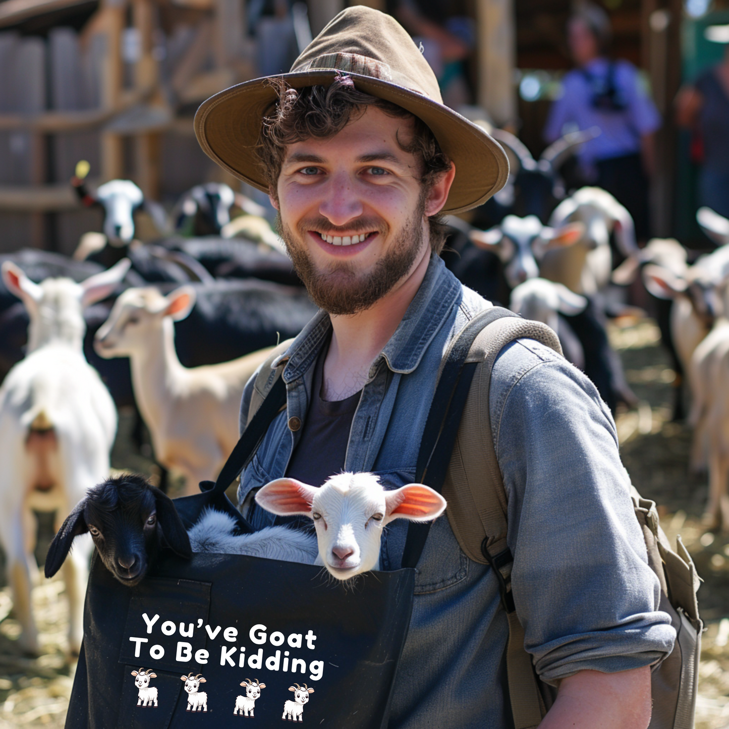 "You've Goat To Be Kidding" - Premium Tote Bag