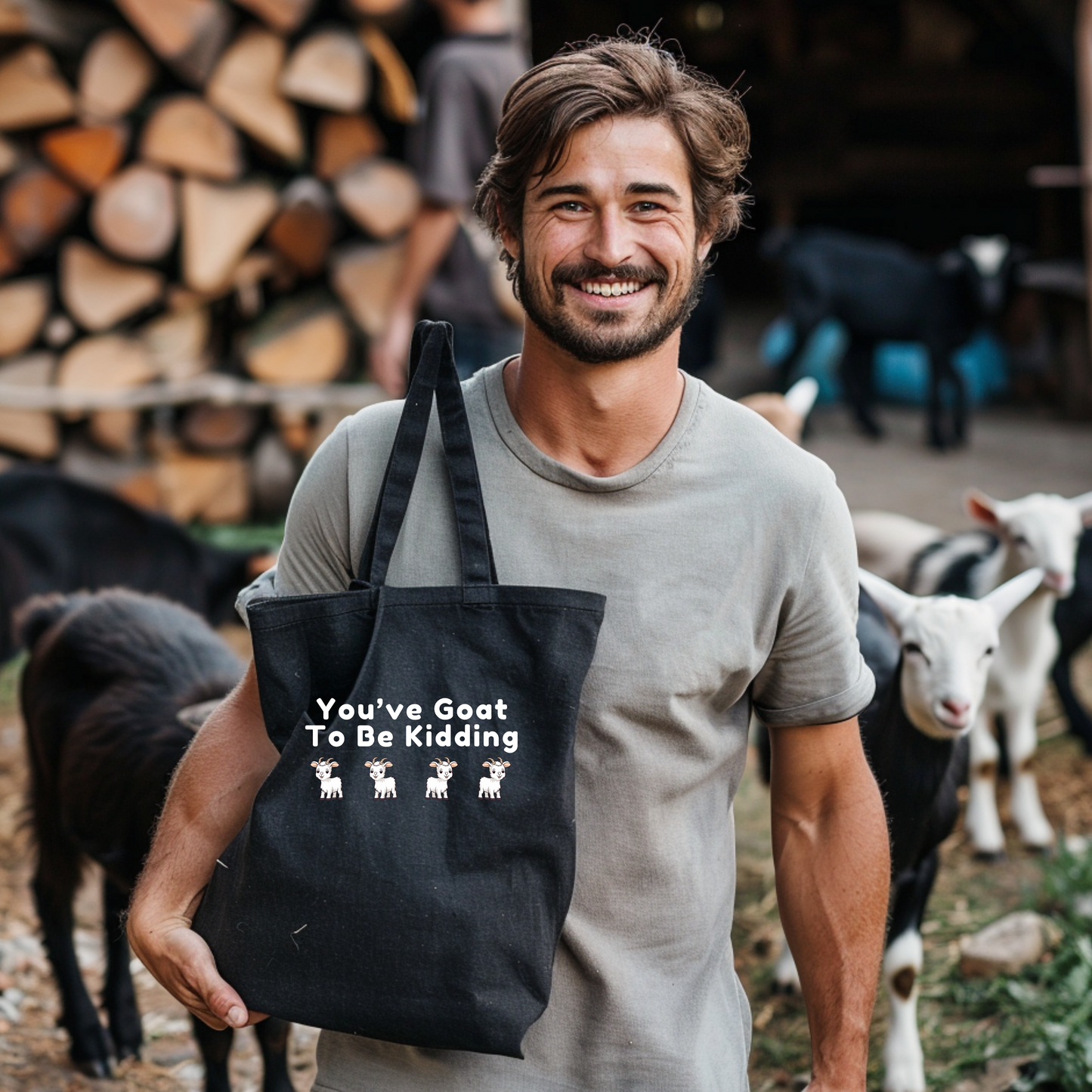 "You've Goat To Be Kidding" - Premium Tote Bag