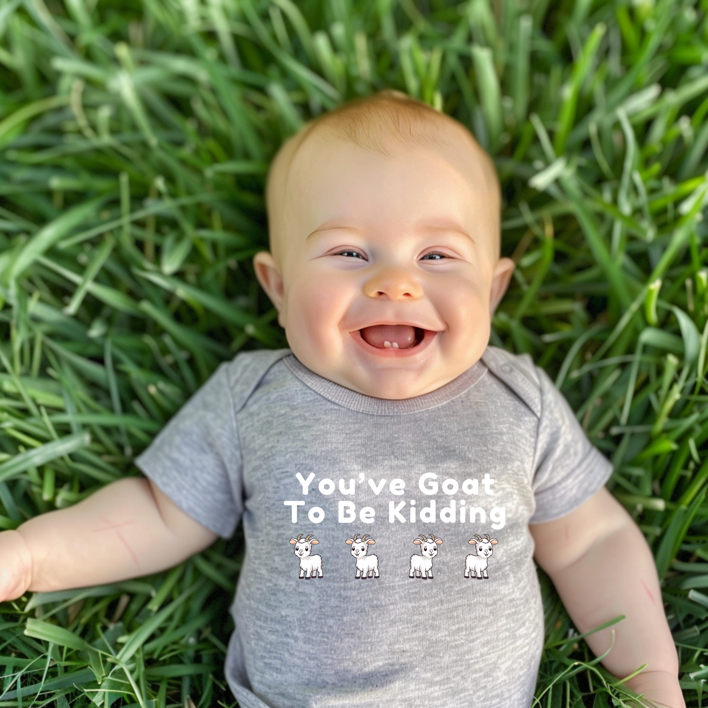 "You've Goat To Be Kidding" - Classic Baby Short Sleeve Bodysuit