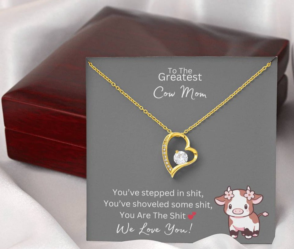 You Are The Sh*t - Greatest Cow Mom - Forever Love Necklace